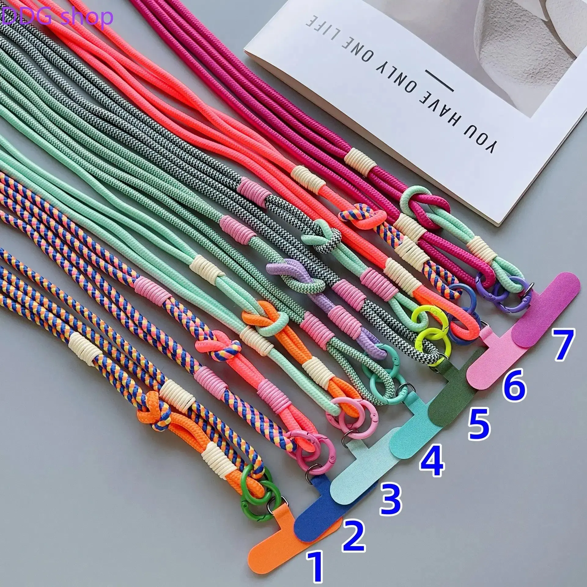 1Pc Hanging Rope Crossbody Rope Detachable Long And Short Lanyard Length Adjustable Multifunctional Pendant Accessory