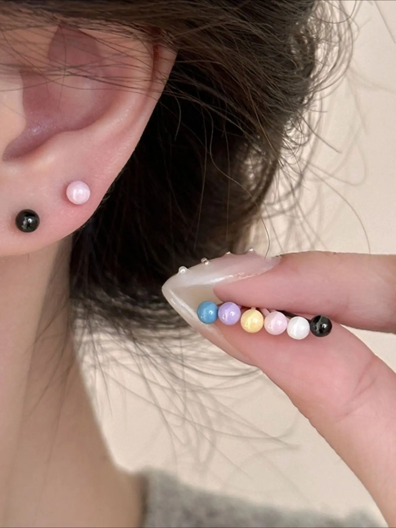 7 Pairs Cute Ceramic Bead Earrings Set for Women, Elegant Jewelry Gift Idea, Perfect Accessory for Daily Wear & Special Occasions