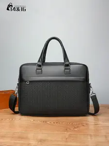 Men's Large Capacity Shoulder Bag, Crossbody Bag, Casual Business Briefcase, Zip, Waterproof Durable Material, Fits Laptop