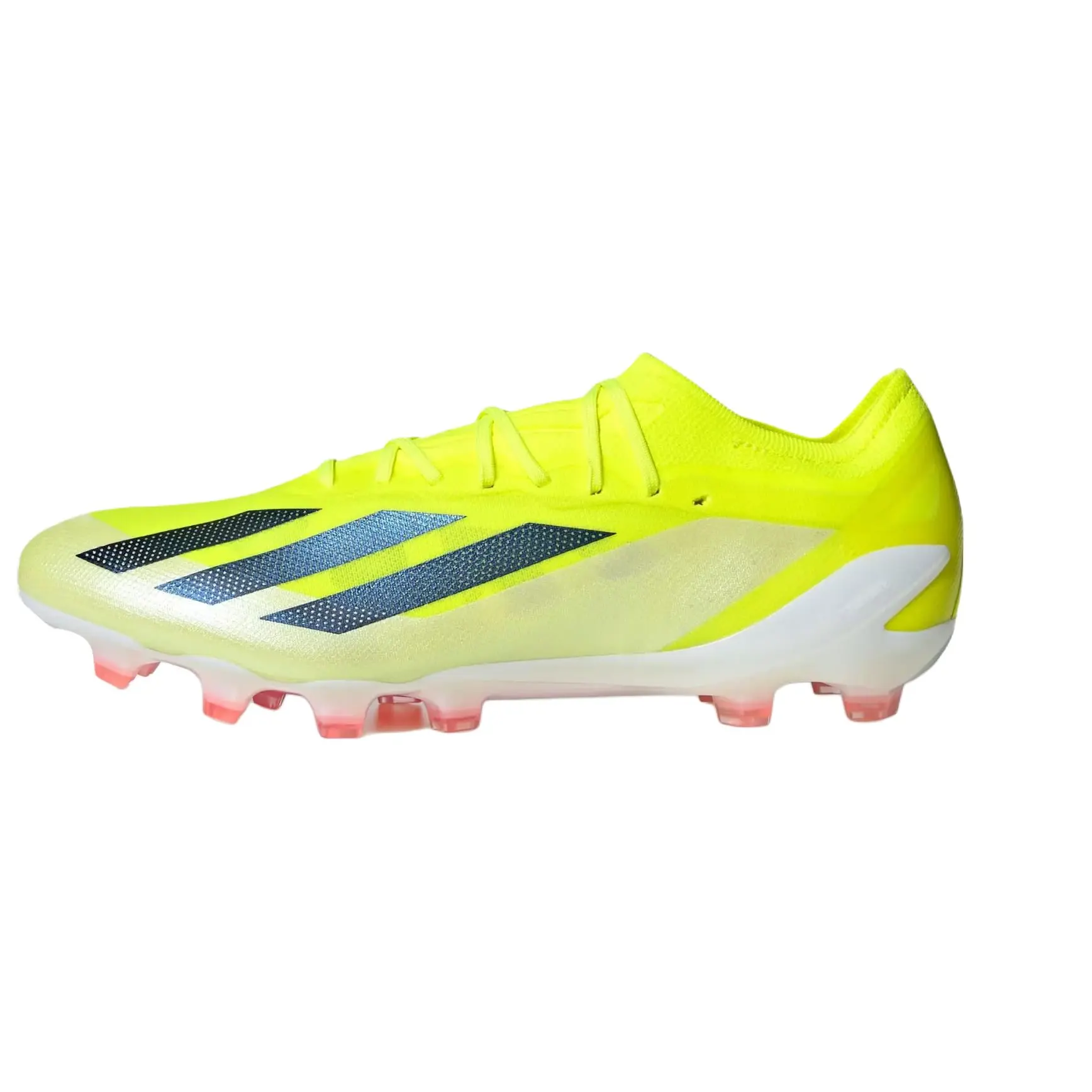 Men's Adidas X Crazyfast Elite AG Firm Ground Football Shoes - Artificial Grass, Grip, Durability, Fit, Lightweight, Agility - House White Official Maison Mihara Soccer Cleats
