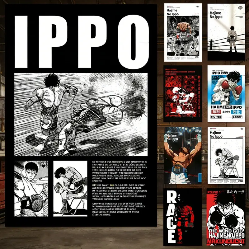 Boxing Fighter Canvas Poster |   Sports Motivation Wall Art for Gym, Bedroom & Home Decor