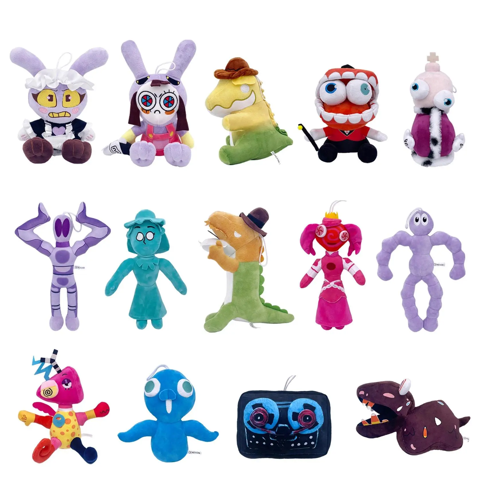 Game Maid Jax Plush Toy THE AMAZING DIGITAL CIRCUS Anime Plushies Cuddly Stuffed Doll Kids Birthday Christmas Gifts