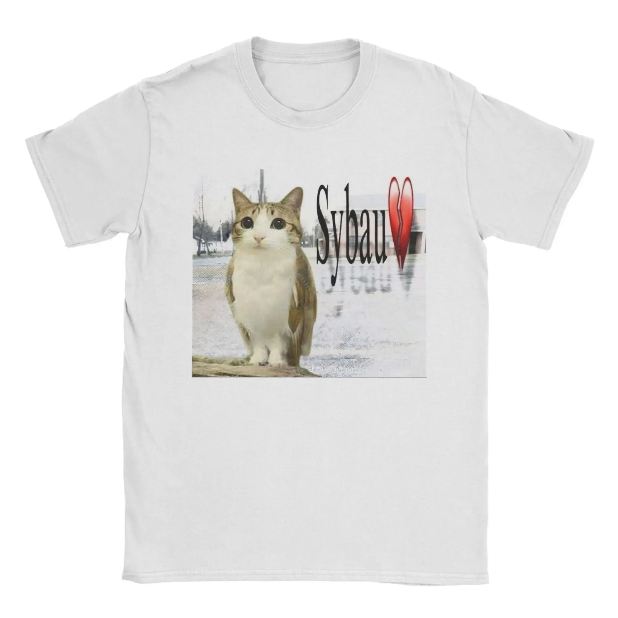 Vintage Sybau Meowl T-Shirt Women O Neck T Shirt  Short Sleeve Tees Classic Tops Fashion Women Clothing Graphic T Shirts Y2K Topgood graphic tees