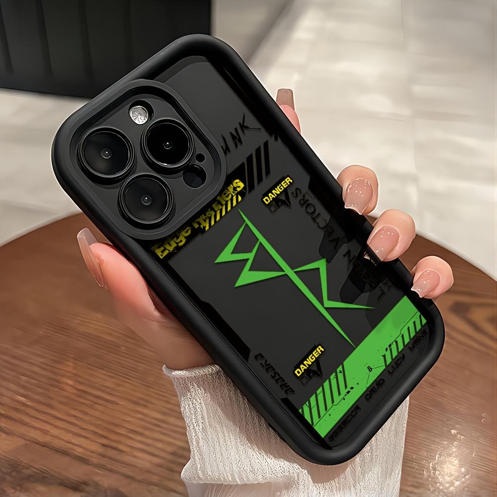 Cyberpunk Style Frame Pattern Phone Case Suitable for iPhone 17 16 15 14 13 12 11 PRO MAX PLUS, AIR Mini SE and iPhone XS MAX Shockproof Soft TPU Back Cover, Personalized Pattern Design, Ideal Gift for Friends and Family