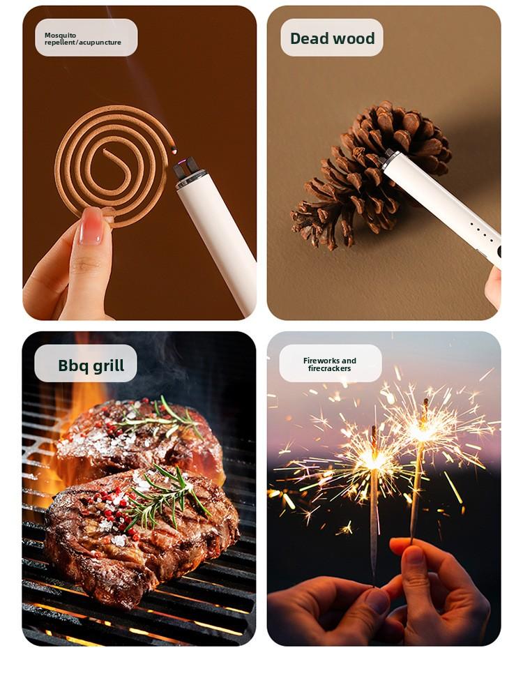 FaSoLa Aromatherapy Candle Igniter, Long-Handle Incense Lighter, Windproof Special Gas Stove Electronic Pulse Lighter