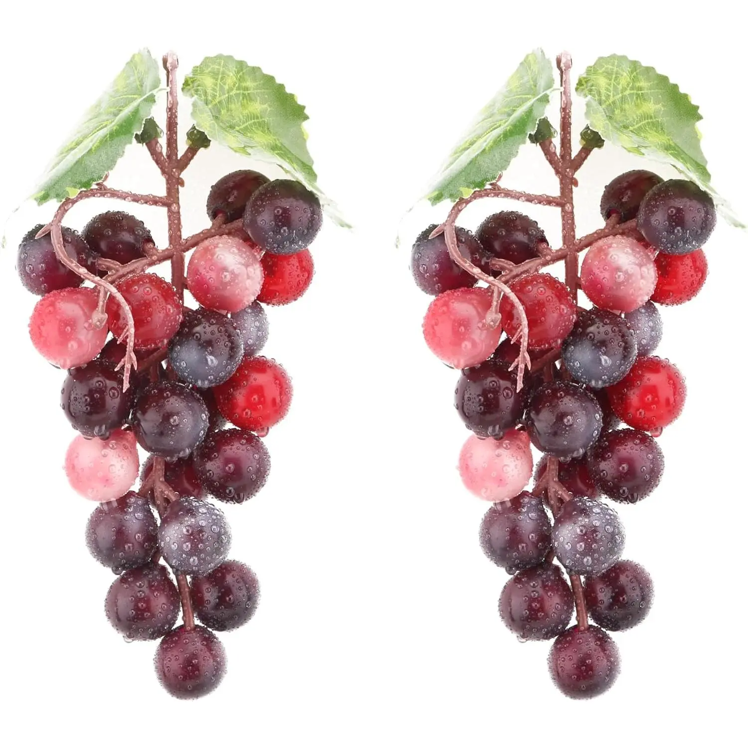 2 count   Grape Cluster  Grape Fruit Display Rack, Red  Ornaments, Banquet Table Decoration, Tableware Display Rack, Wedding Decoration (24 Grains)