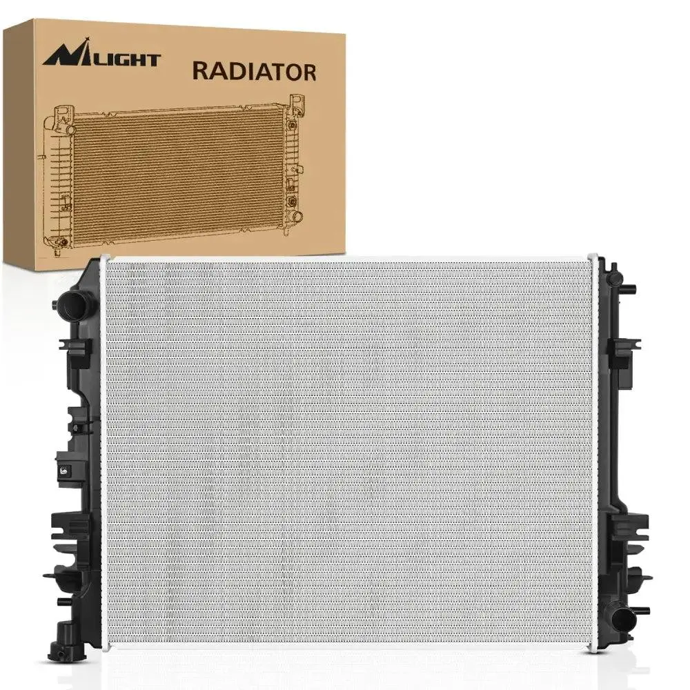 Nilight Premium Grade Aluminum Fins Radiator - 100% Leak Tested, 55056858ab, Optimum Cooling Efficiency, Prevents Coolant Loss, Raises Boiling Point, Maintains Pressure, Fits 2009-2018 Dodge Ram 1500, 2010-2013 Ram 2500 (3.6L,3.7L,4.7L,5.7L V6/V8,4WD/RWD)