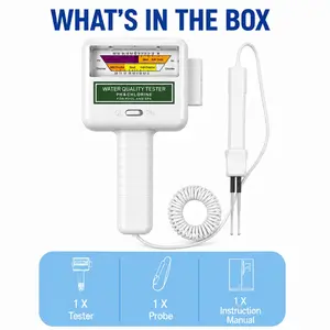 Portable Digital Water Quality Tester for Pool Spa, Precise Color Recognition, Suitable for Hot Tub, Massage Pool, Landscape Pool