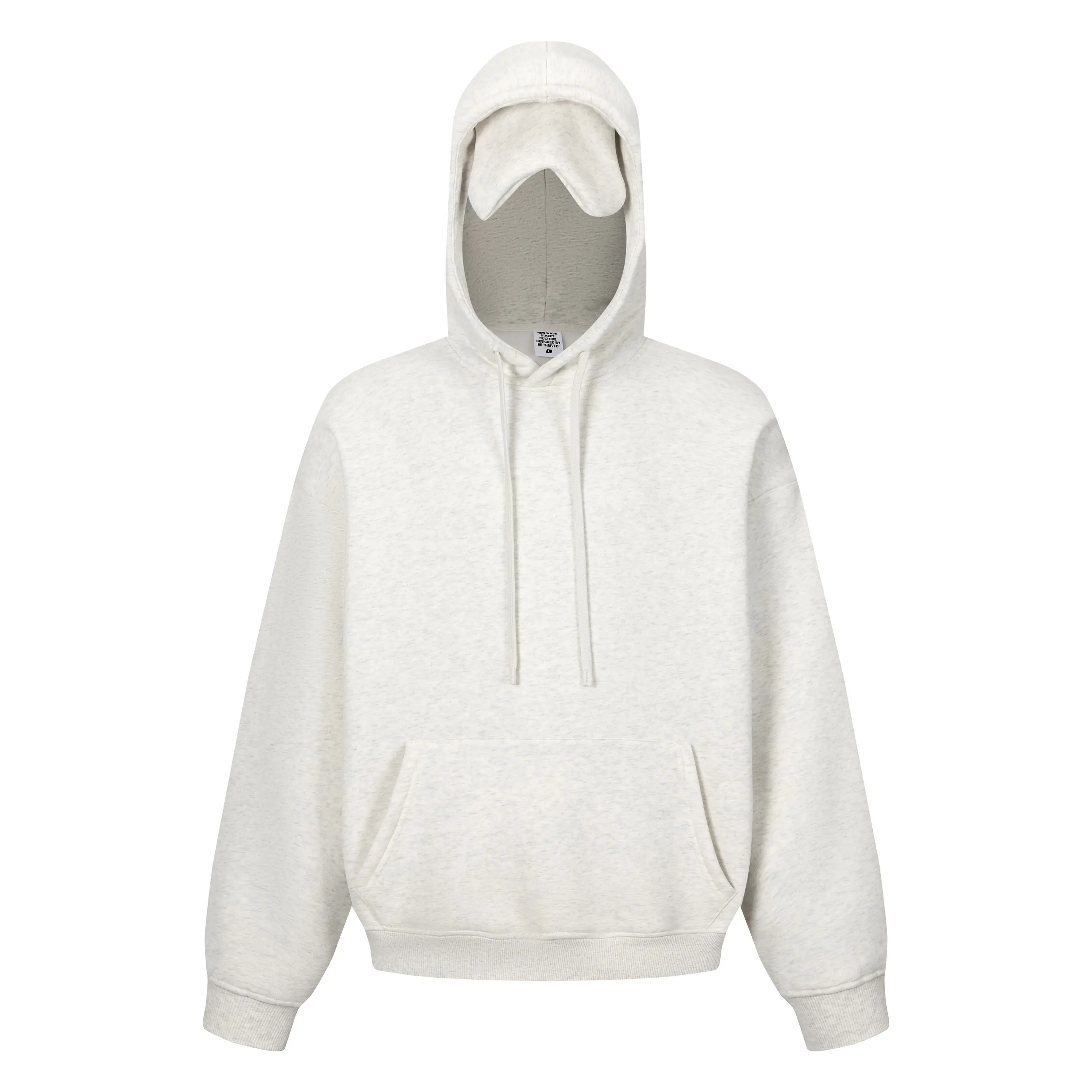 Unisex Fall Winter American Style Heart Hug Eye Graphic Fleece Lined Hoodie Tracksuit for Men Menswear Sweatshirts Tops Motocross Pullover