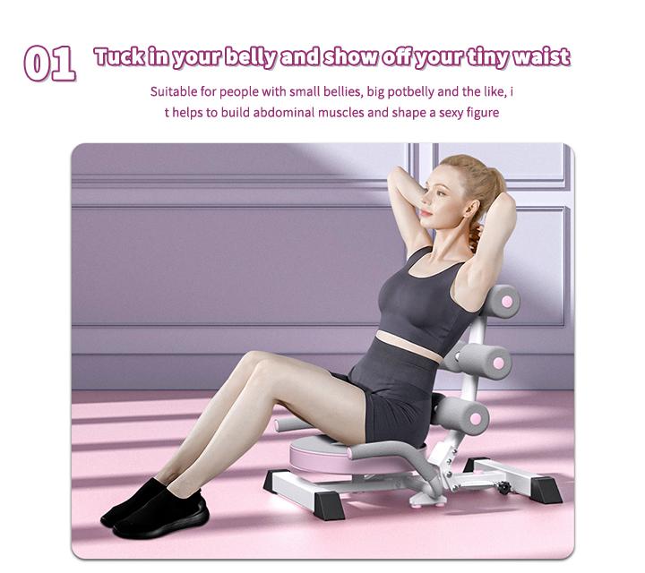 Multi-Functional Adjustable Ab Machine - Home Gym Ab Workout Bench & Sit Up Machine for Abdominal Exercises, Versatile Exercise Chair for Full Body Workouts, Flexible Ab Trainer with Adjustable Modes, Sturdy Fitness Equipment for Home Core Training