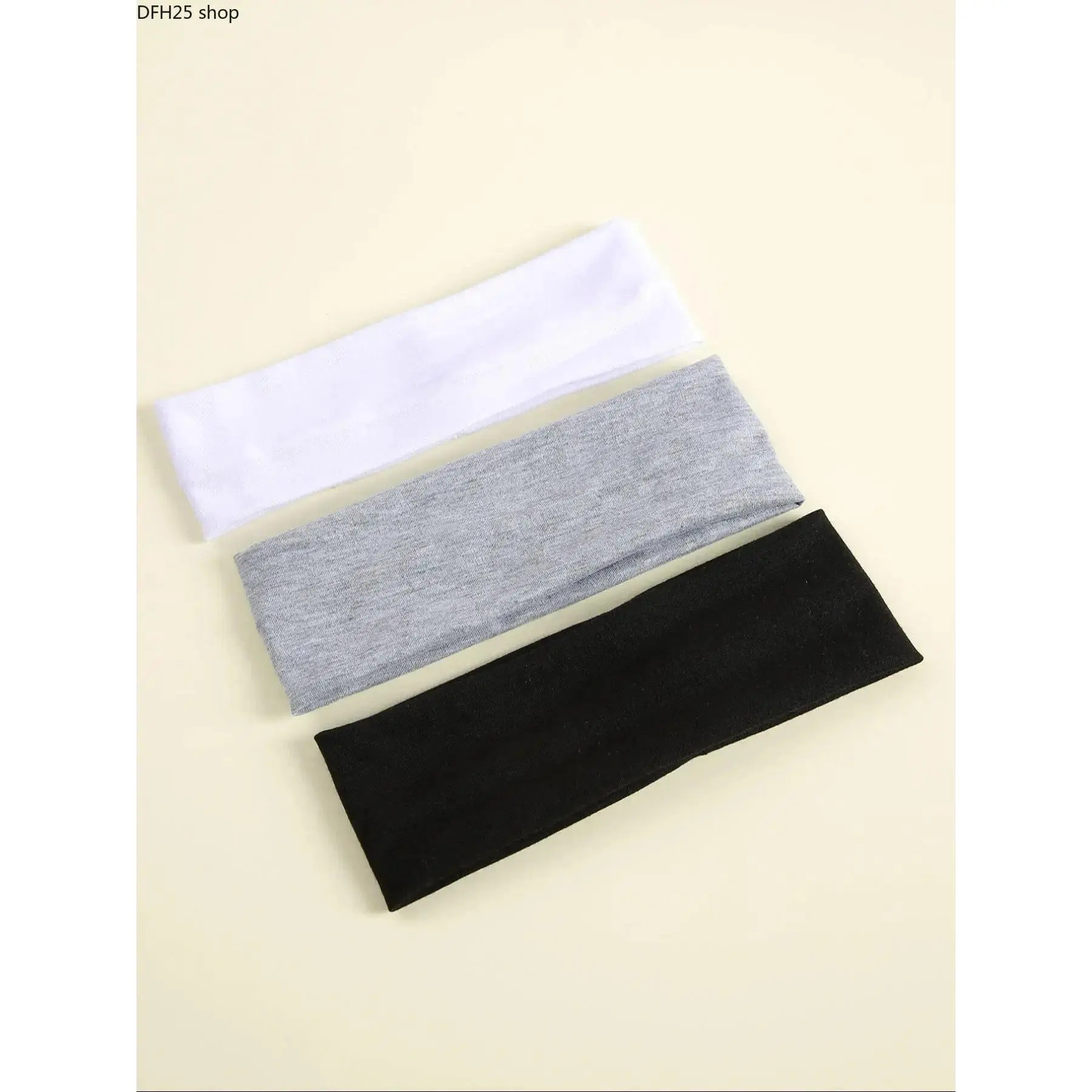 Elastic Sports Hair Band for Women and Girls, Sweat Absorbing Headband for Running Gym Workouts and Daily Wear Comfort