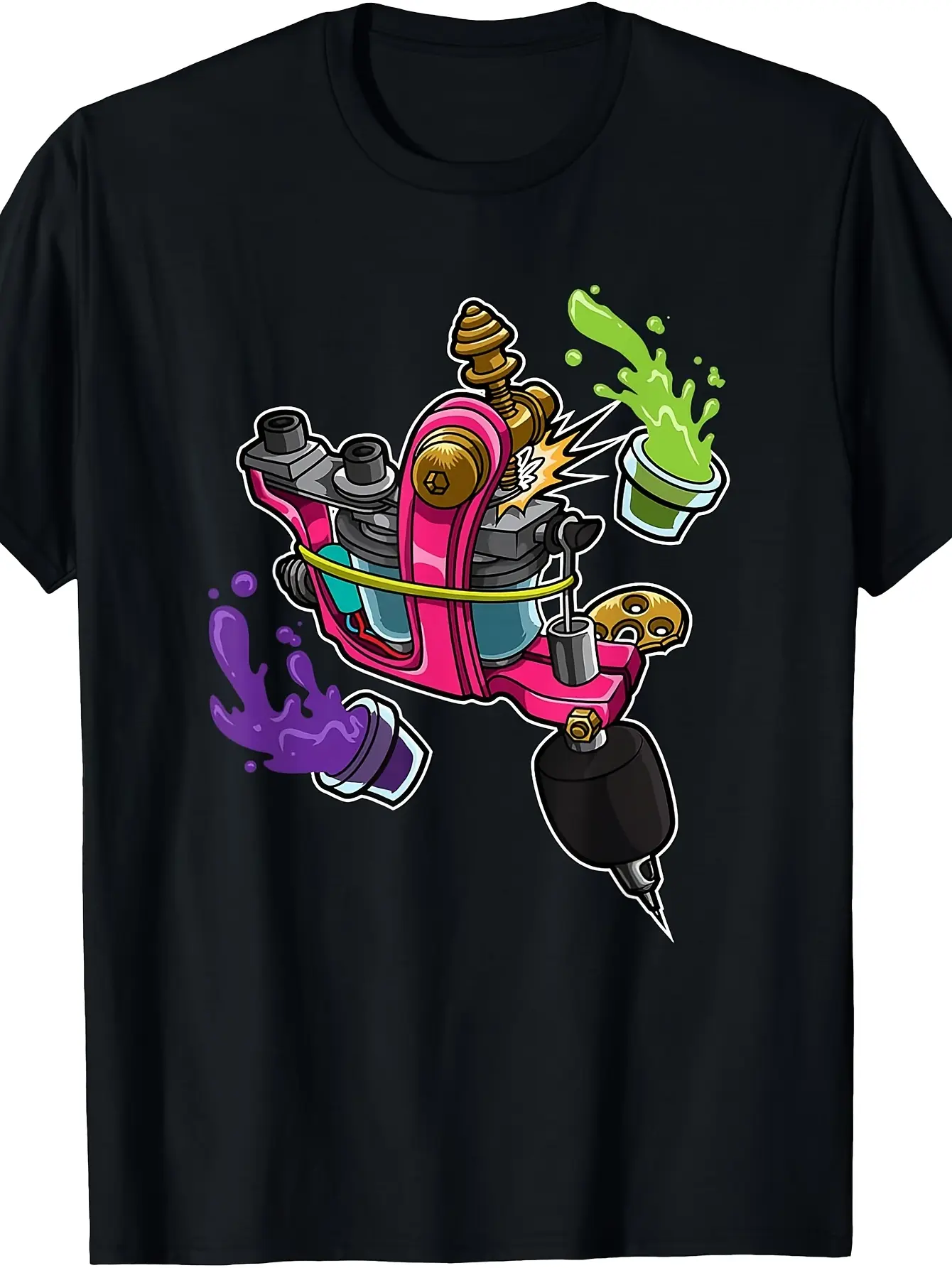 My Coil Loves Colour Tattoo Machine Tattoo Artist T-Shirt