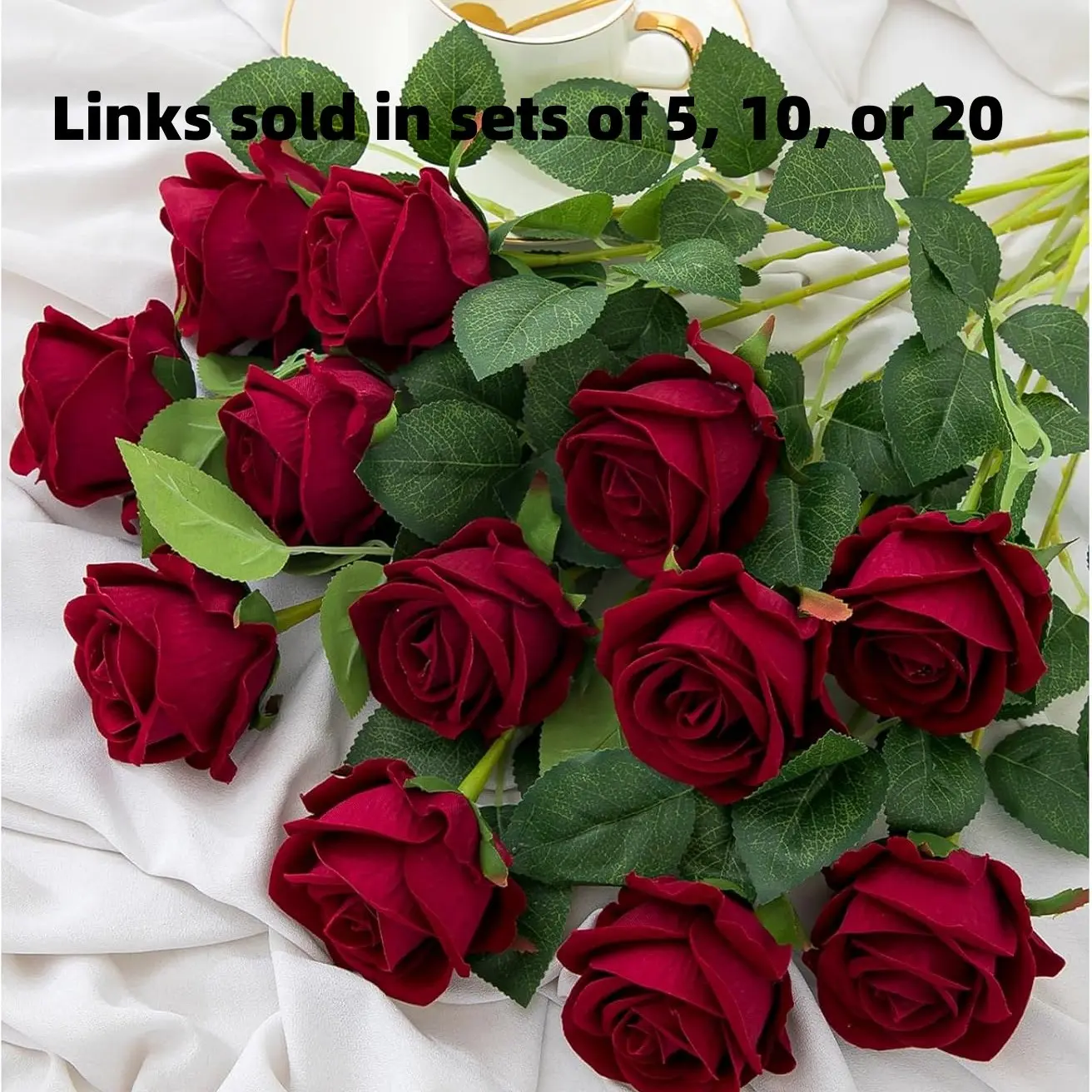 Artificial Velvet Rose Large Package, Wine, Ideal Wedding Handheld Bouquet & Party Decoration, Durable Fake Flowers, Perfect Floral Arrangement