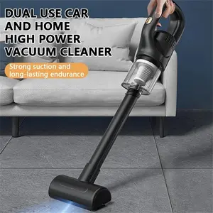Portable wireless handheld vacuum cleaner, Powerful suction vacuum, car vacuum cleaner, car/home dual-use-comes with 3 brush heads, USB charging, 3110pa strong suction, detachable dust bucket, suitable for car/office/home cleaning