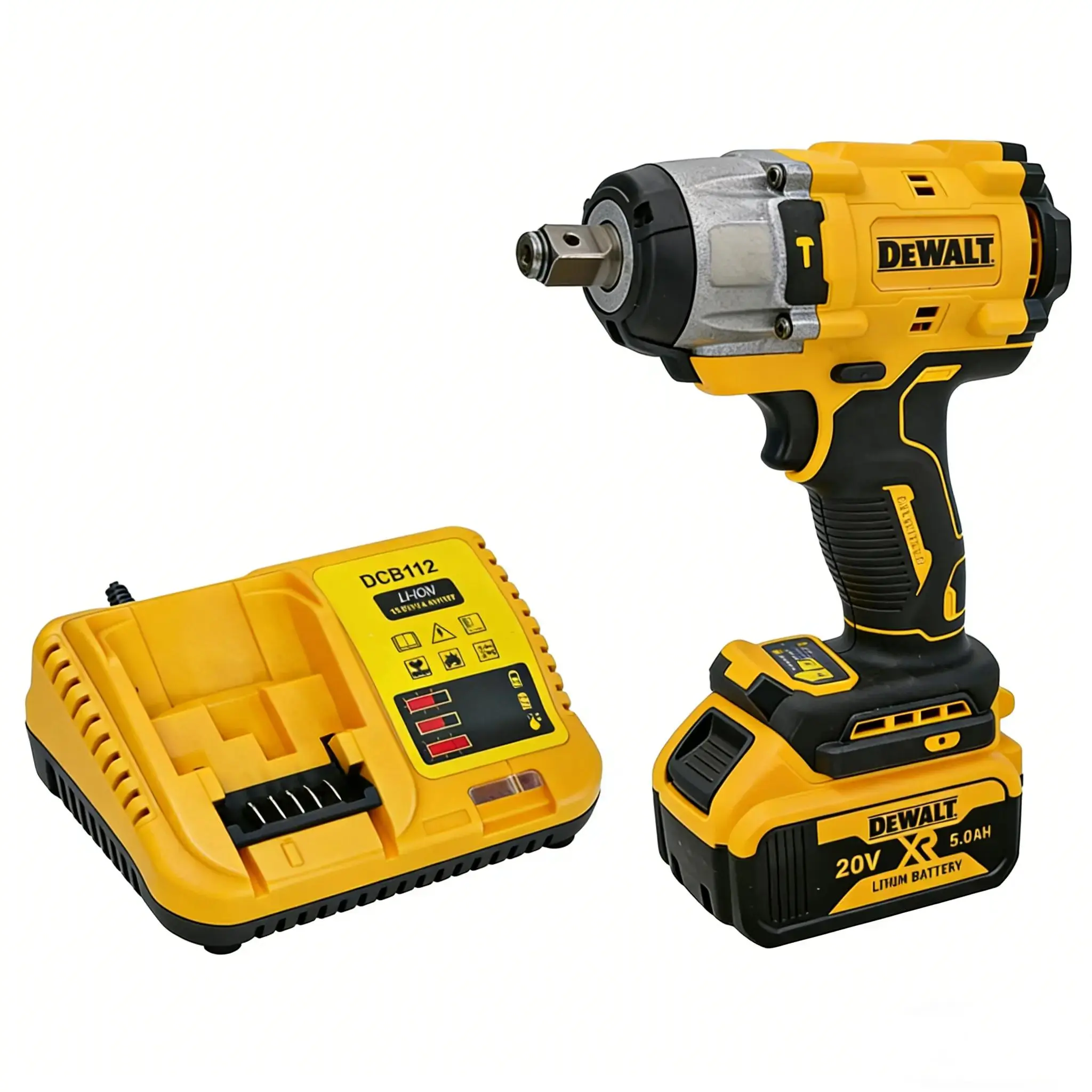 DeWALT Cordless 1/2 in Compact Impact Wrench (DCF880) - Brushless Motor High Power Work Tool, 203Nm Max Torque for Auto Repair, High Power Tool