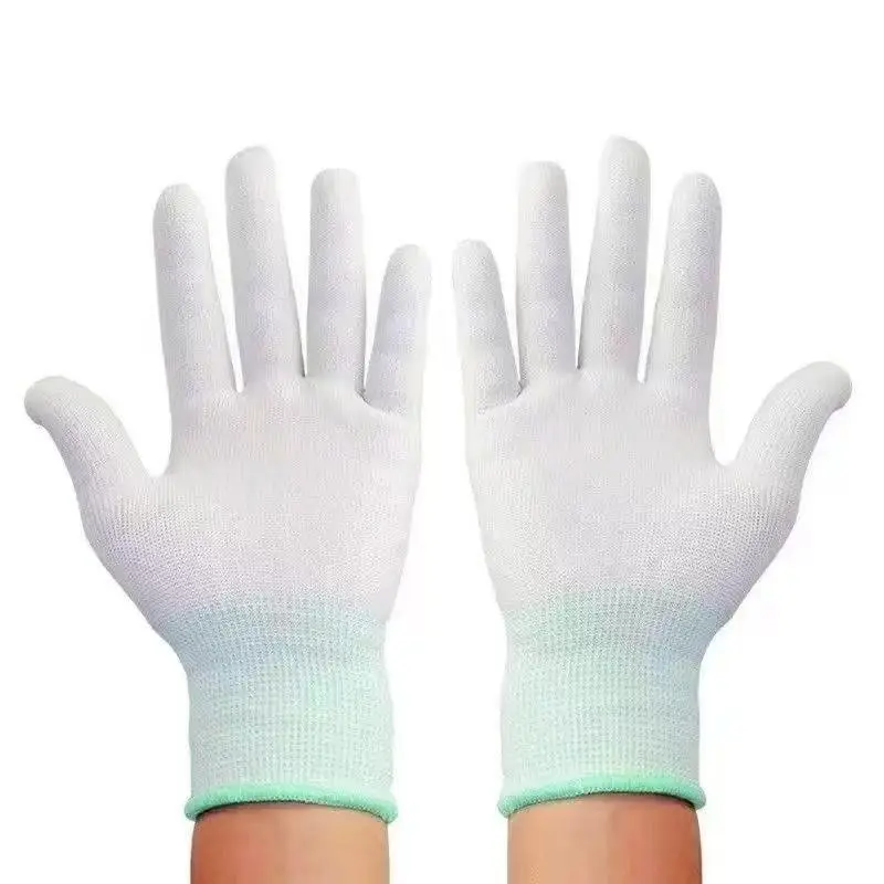 Unisex Household Cleaning Gloves - 22pcs (11 Pairs) White, Ultra-Thin, Soft, Breathable, Elastic, Durable, Comfortable Perfect Fit for Easy Handling & Strong Grip, Multi-Purpose for Kitchen, Indoor Use