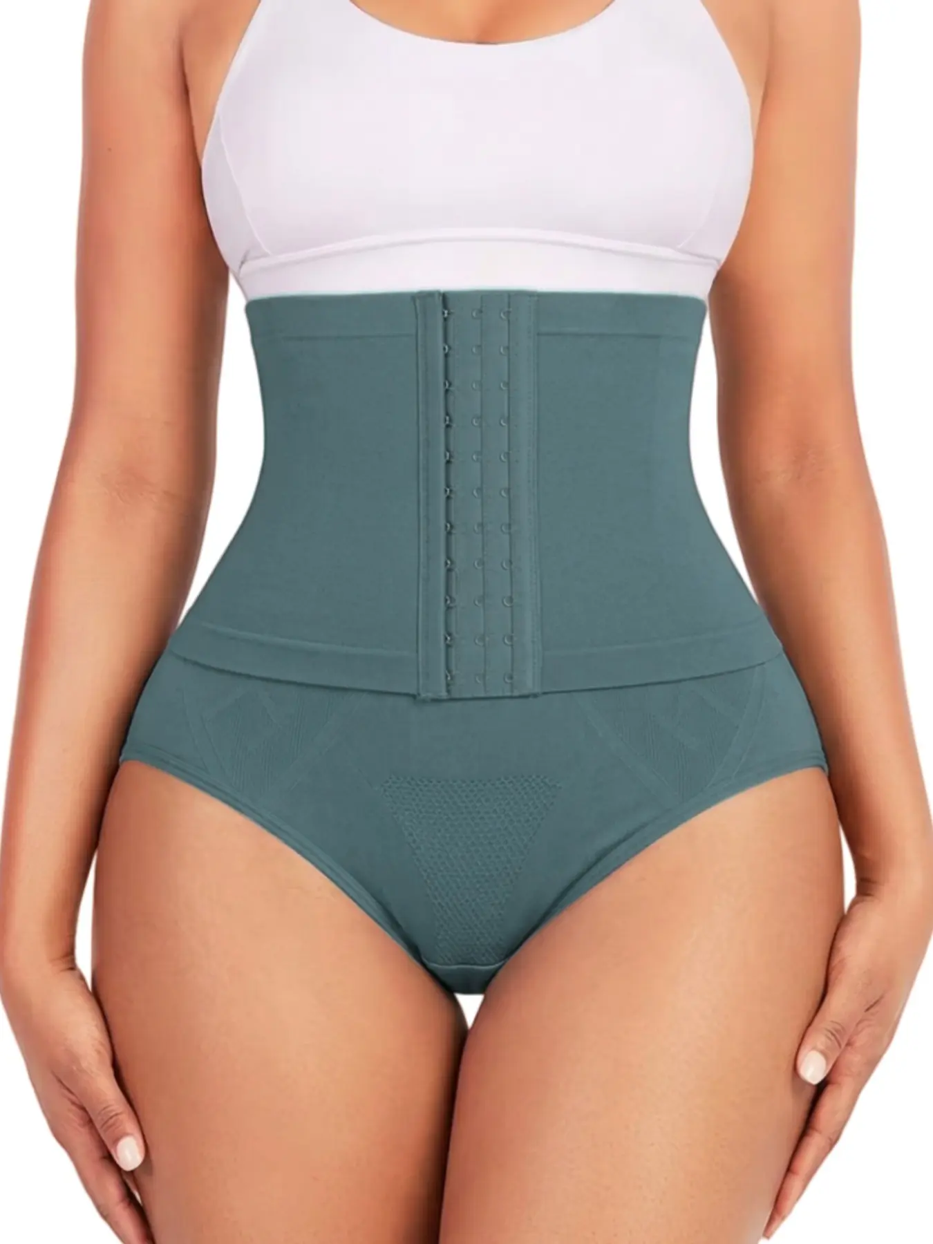 Women's High-Waisted Dual Compression Shapewear Shorts, Tummy Control Butt Lifting Shaper, Basic Adjustable Everyday Shapewear, Women's Underwear Shapewear Bottoms for Daily Wear, Casual Tummy Tuck Garment