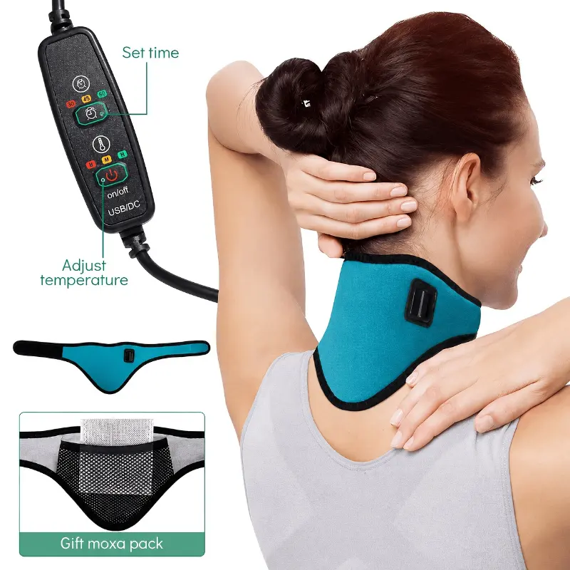 Electric Heating Neck Brace Cervical Vertebra Neck Strap Neck Structment