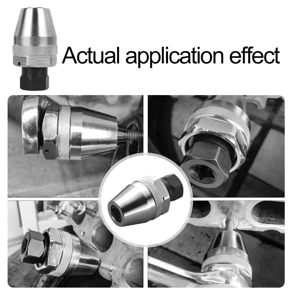 Damaged Bolt and Stud Extractor Tool, Grips and Removes 3/8 Inch Studs, Broken Bolt and Stud Remover for Broken, Damaged, Rounded Off, Painted, and Rusted Tight Bolts for Rounded Off Broken Painted Rusted Tight Bolt