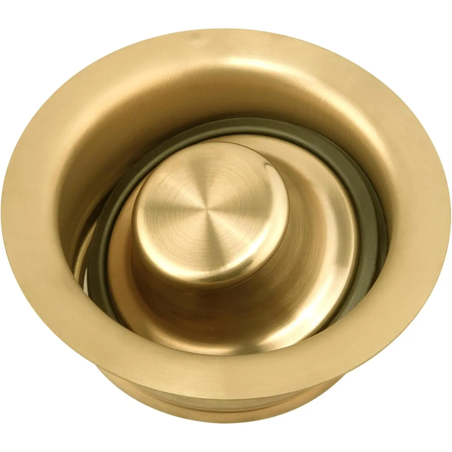 Sink Garbage Disposal Flange and Stopper,  Flange Fit 3-1/2 Inch Standard Drain Hole, Kitchen Sink  Accessories, Garbage Disposer Kit (Champagne Bronze)