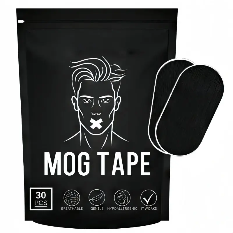 30pcs Mog Mouth Tape, One Month Supply, Sport Accessories, 30 Strips, Mog Strips for Sleep, All Seasons, Universal Sports Type