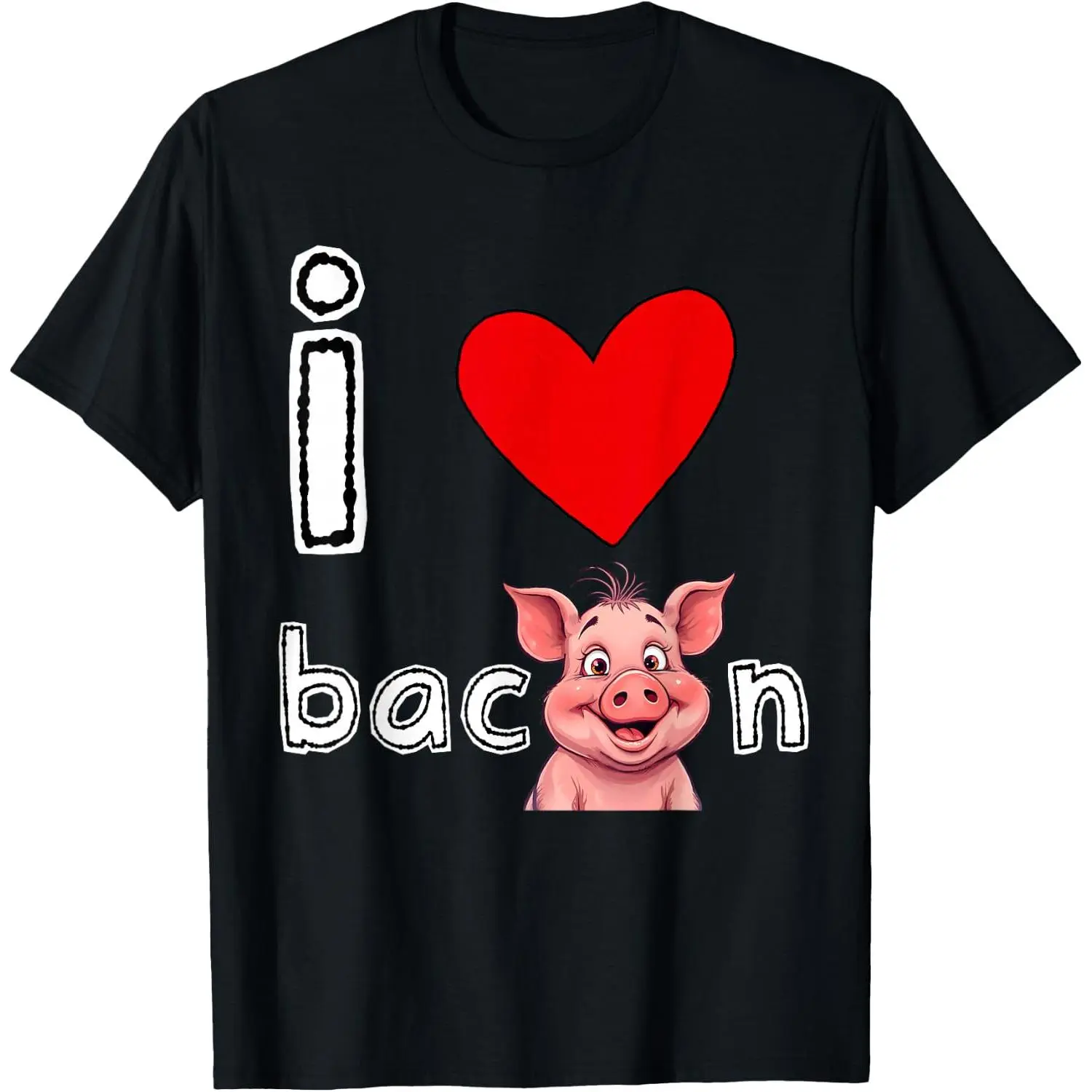 Bacon Squad Funny Piggy Breakfast Humor Grill Bacon Fan Meme T-Shirt