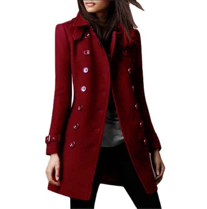 Autumn and Winter Double-breasted Casual Jacket Women's Clothing Women's Double Breasted Wool Coat winter jacket collection Autumn and Winter Double-breasted Casual Jacket Women's Clothing Women's Double Breasted Wool Coat winter jacket collection