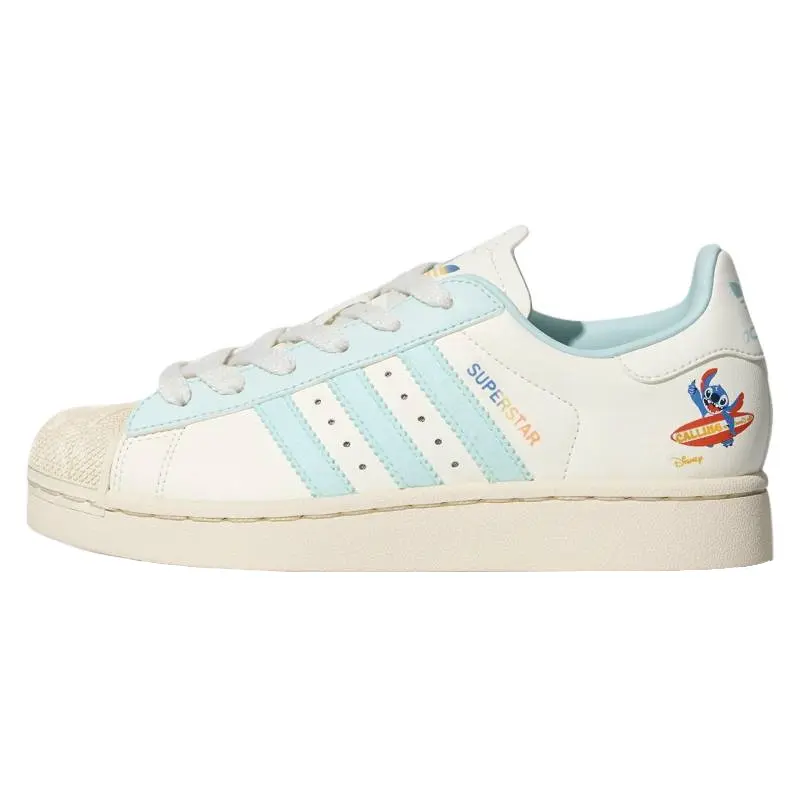 adidas Originals X Disney Superstar 2 GCA GS Comfortable Versatile Low-Top Kids Sneakers KZ7300