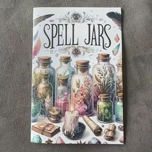 Spell Jars Magic Bottle Spell Guide Notebook, Essential Tool for Wizards & Enthusiasts, Perfect for Recording Spells & Rituals