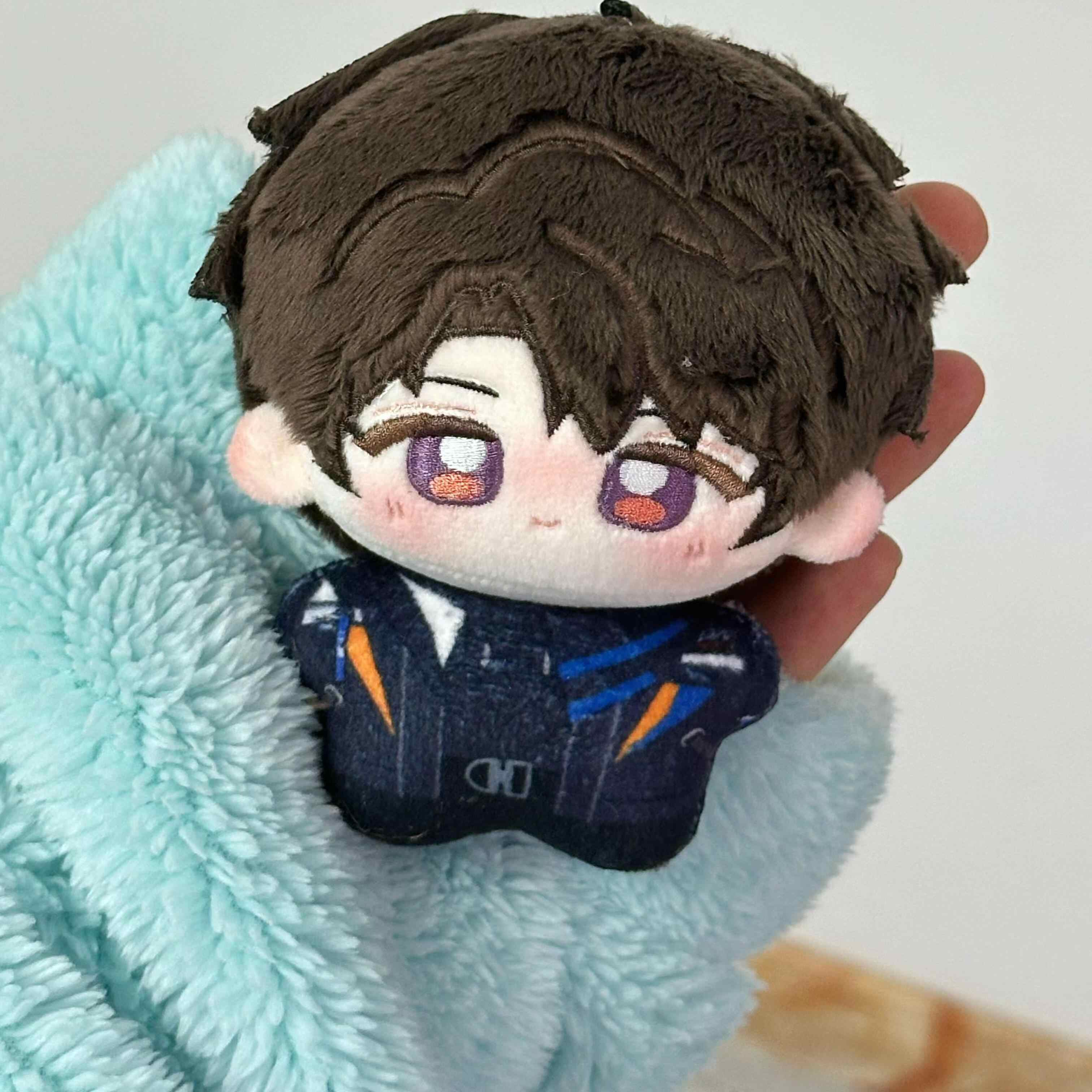 NEW Anime Love And Deepspace Caleb 10cm Cosplay 10cm Mini Starfish Body Plush Doll Pendant Stuffed Toys Holiday Gift
