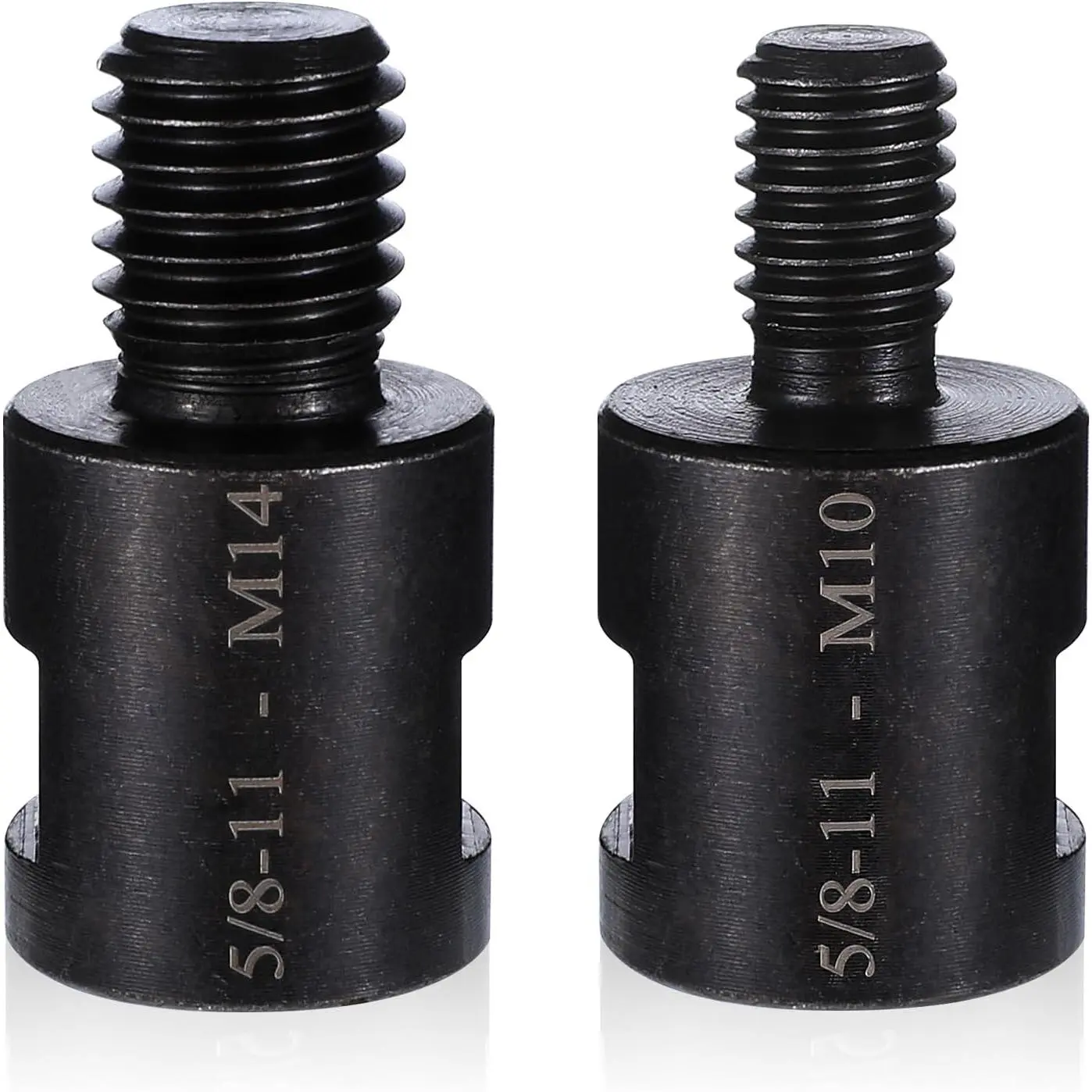 Angle  Adapter, 2 count Angle  Attachment Converter 5/8"-11 Female to M10/M14 Male, Interface Connector Adapter for Angle  Polisher Drill Bit Connecting Tool