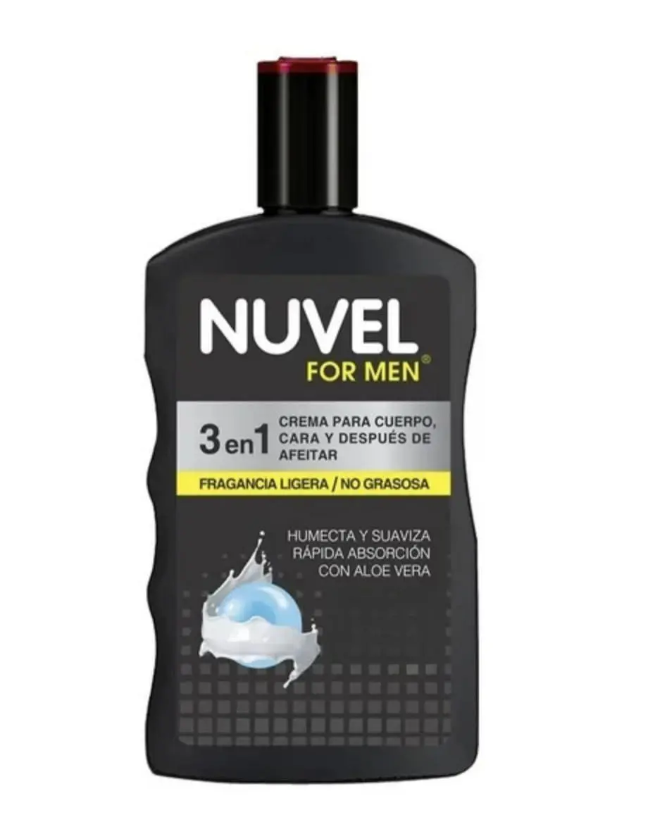 Body Cream For Men - 3 in 1 for body, face and after shaving 470 ml