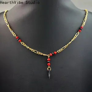 Women's Evil Eye Protection Statement Religious Necklace, 21-in Fashion Costume Jewelry, Gift-Ready Accessory