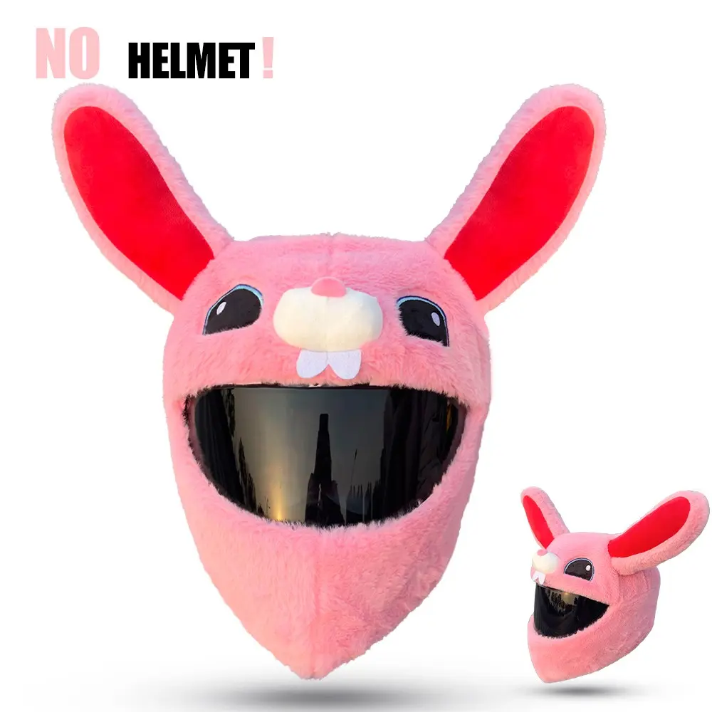 Plush Helmet Cover, Soft and Comfortable, Easy Installation, Prevents Helmet Wear, Suitable for Various Helmet Styles