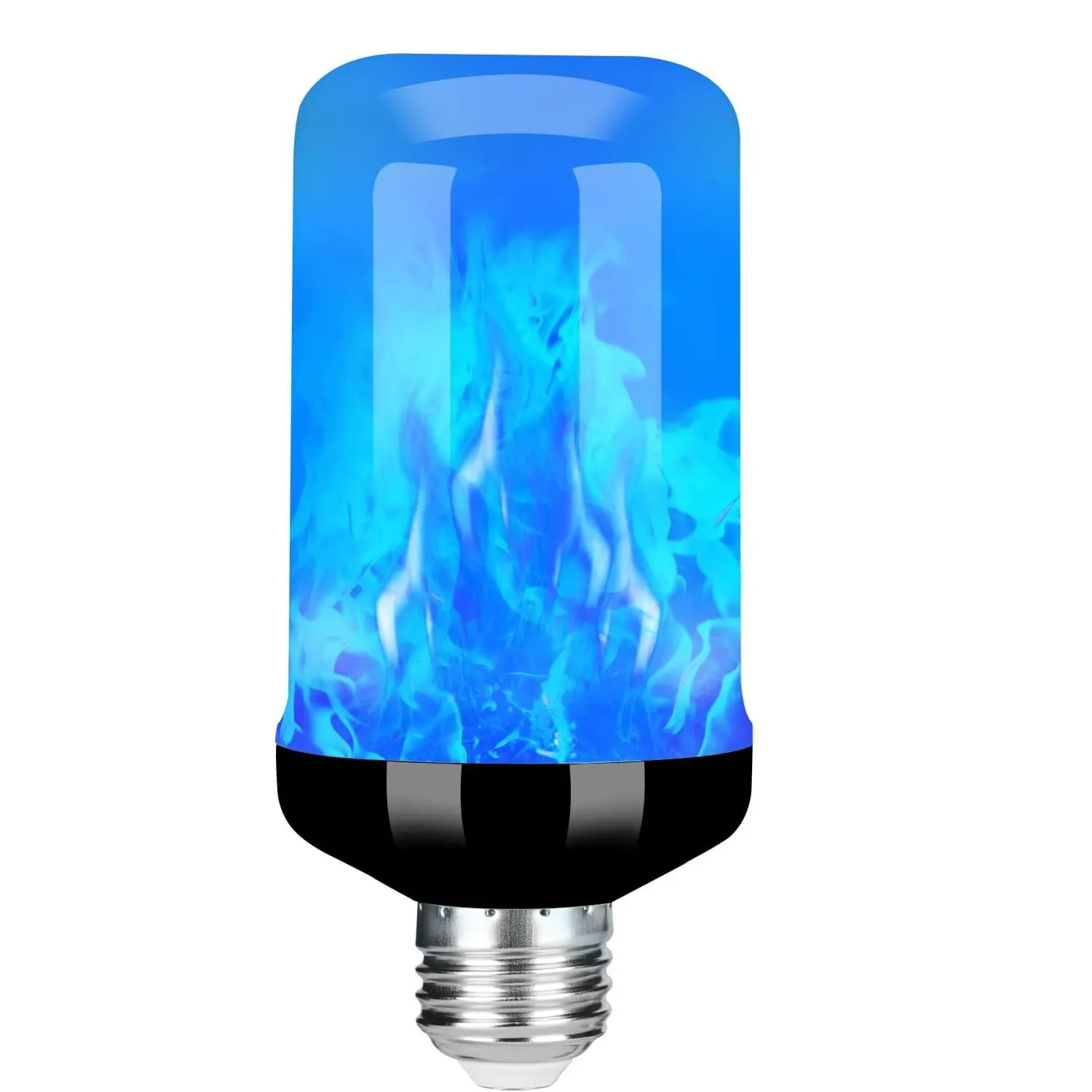 LED Flame Light Bulb with Inverted Effect, E27 Base Flashing Lamp, Led Mood Lighting for Halloween Christmas Outdoor Indoor Home Decoration, Flickering Flame Bulbs, Decorative Led Light