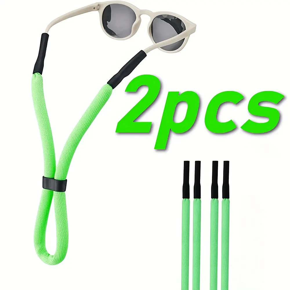 2pcs Diving Goggles Strap, Anti-Loss Glasses Cord, Anti-Slip Floating Lanyard, Suitable for Diving, Dive Shops, and Swimming
