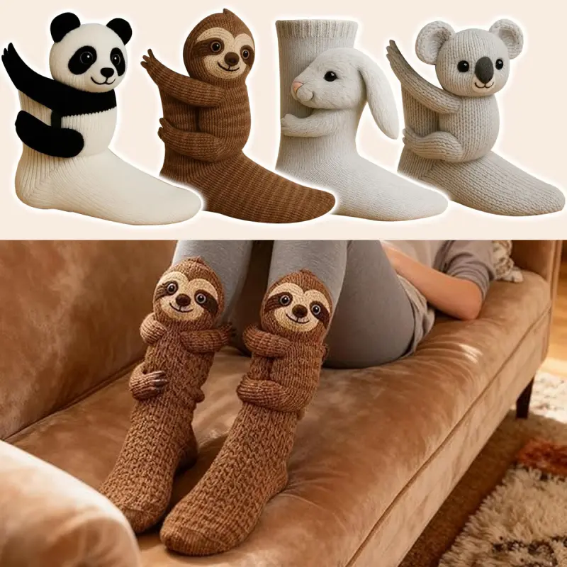 Cute Animal Pattern Ankle Socks, Soft Breathable Cartoon Printed Socks, Casual Fashion Low Cut Socks for Women Daily Wear