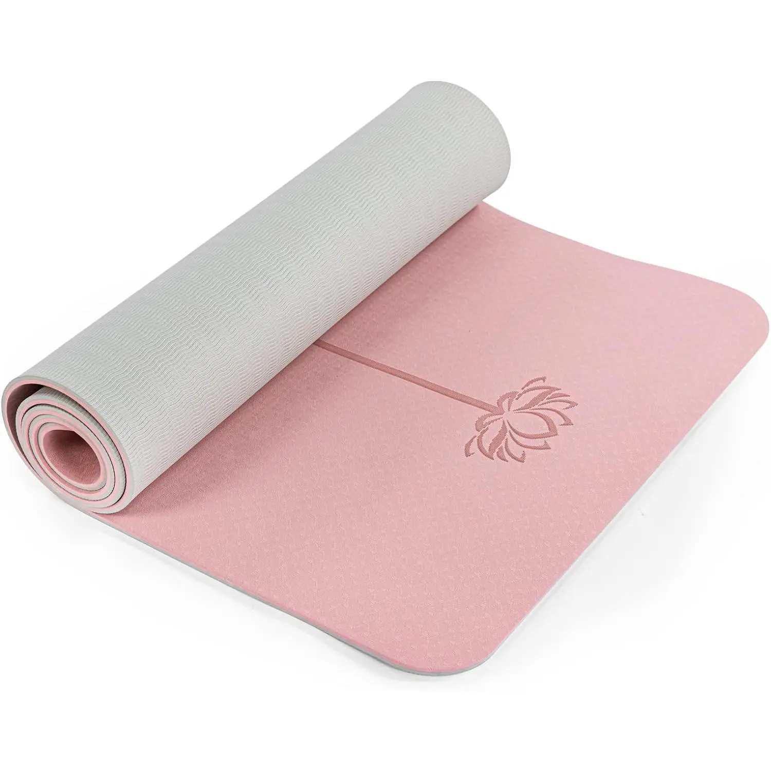 Yoga Mat Non Slip, Pilates Fitness Mats, , Anti- 1/4" Thick Yoga Mats for Women, Exercise Mats for  Workout with Carrying Sling and Storage Bag