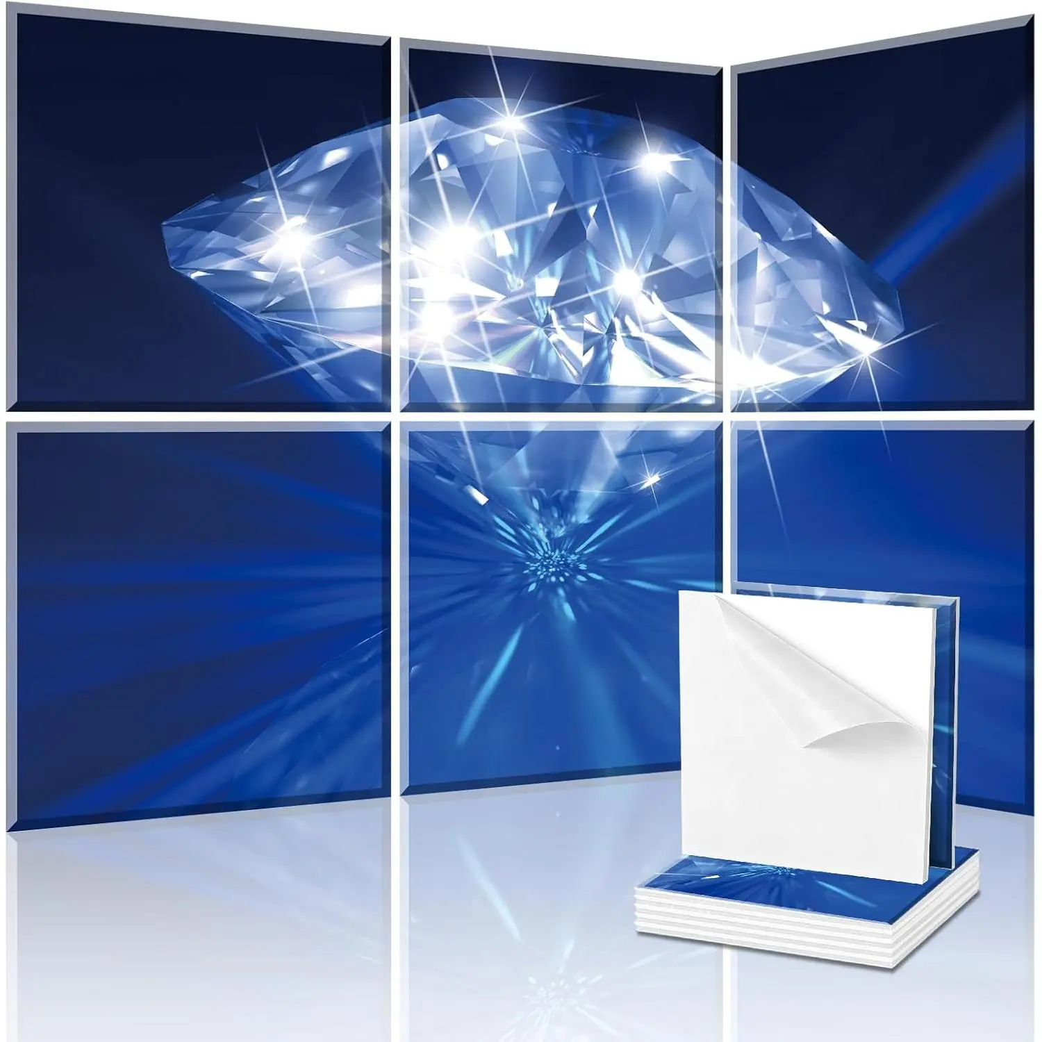 Decorative Acoustic Wall Panels 6 Pack, 72“x48” Art Sound Absorbing Panels, Soundproof  Panels for Bedroom,  Theater, Studio, Office -