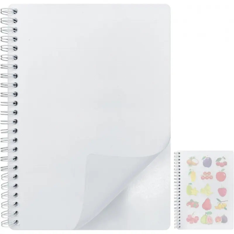 Reusable Sticker Album, Sticker Organizer Book for Adults, Transparent Plastic Cover, 60 Sheets/120 Pages, A5 Size, Storage Solution