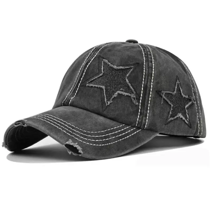 Star Decor Baseball Cap, Fun Casual Style Outdoor Sports Hat for Men & Women, Adjustable Sun Protection Cap for Daily Wear, Stylish Cool Hat