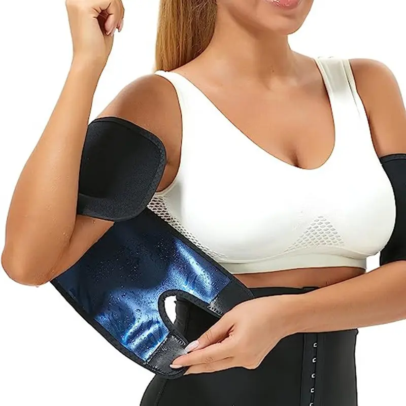 Warm Sauna Sweat Arm Strap Cross-Border Shaping Arm Training Butterfly Arm Strap Arm Strap Ladies Running Sweat Arm Strap Compression Knee Protection