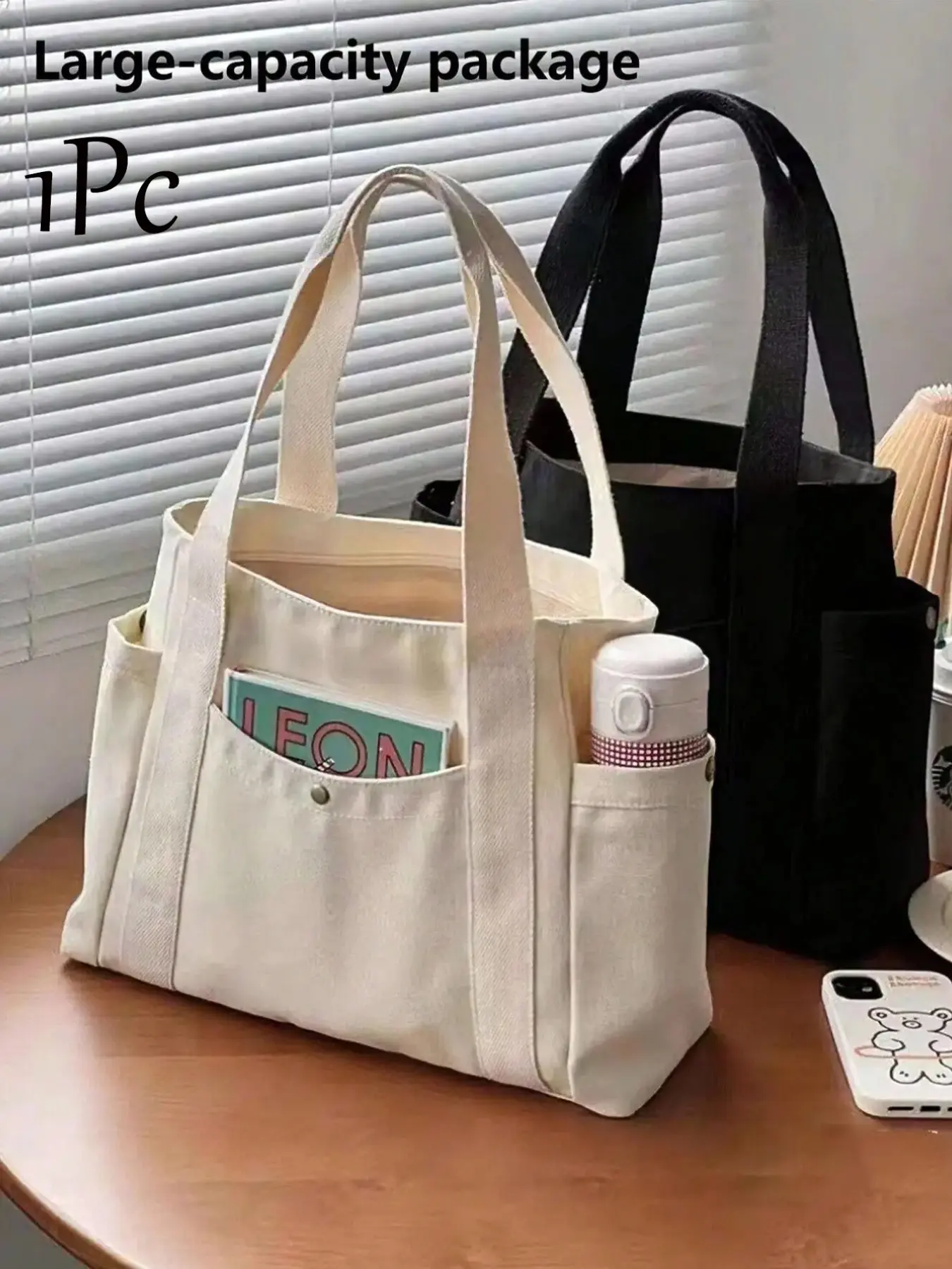 Fashion Canvas Shoulder Bag, Multifunctional Student Backpack, Large Capacity Laptop Bag, Laptop Storage Bag, Casual Travel Bag, School Bag, Beach Bag, Computer Bags