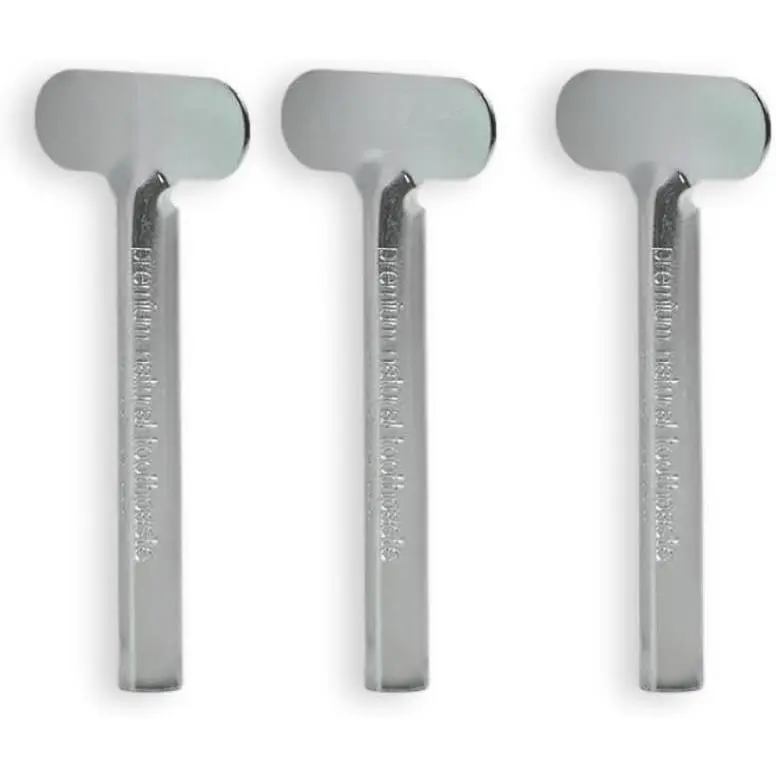 Toothpaste tube squeezer, tube squeezer, metal tube key, squeezing tool, recyclable metal, made in the USA (3-piece set)