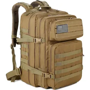 45L Military Tactical Backpacks Molle Army Assault Pack 3 Day Bug Out Bag Hiking Treeking Rucksack-
