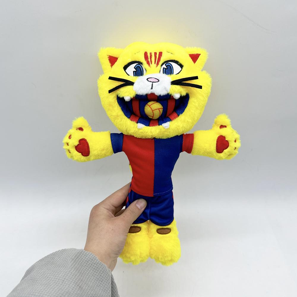 New 31CM Football Mascot Cat Plush Toy Football Plush Cat Mascot Football Cat Plush Toy The Bunny Doll Stuffed Animal Soft Toy