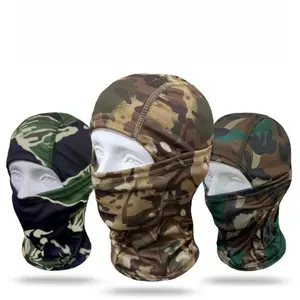 Tactical Camouflage Balaclava Full-Face Ski Mask - Protective Gear, Dustproof, UV-Protective, Breathable, Windproof Headwear for Cycling, Hiking, Fashion Accessory Gift