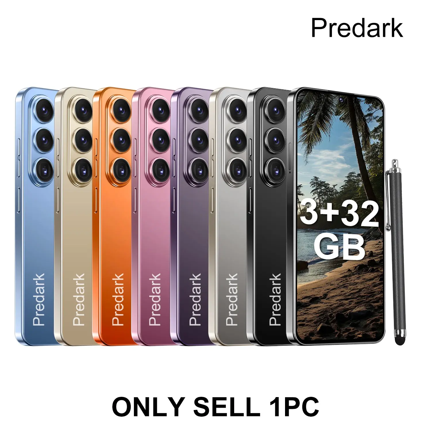 6.56-Inch Smartphone, Cellphone Smartphone, 3+32GB RAM, Dual Camera, 3200mah Battery, Octa-Core G85, Android 12, 4g Dual Sim, Free Earphones & Case
