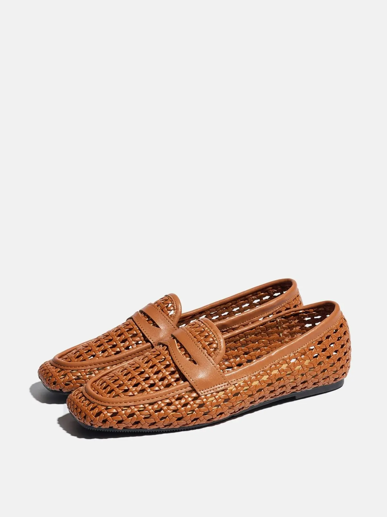 Women's Retro Lace-Up Loafers, Summer Slip-On Flat Shoes, Versatile Fashion for Parties, Campus, Office, Weddings, Batch Number 20240705-Abcd