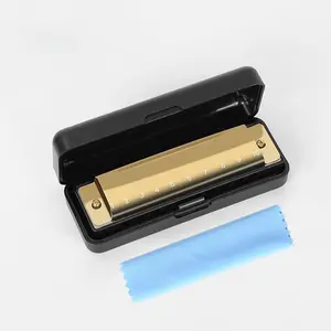 10-hole 10-tone harmonica, Musical instruments, suitable for adults, students, beginners, and professional players, comes with a box and cleaning cloth, making it a gift